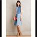 Anthropologie Dresses | Anthropologie Pieced Denim Dress Size 10 | Color: Blue | Size: 10