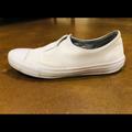 Converse Shoes | Converse Tennis Shoes, No Lace | Color: White | Size: 6.5