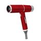 Zenten Salon Professional T-Shape New Concept Ultra Liteweight Hair Dryer 1800w RED Satin with 2 nozzles and a diffusser Ideal Travel Hair Dryer
