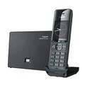 Gigaset Comfort 520A IP flex - Schnurloses DECT-Telefon mit Anrufbeantworter und VoIP - mit Freisprechfunktion - Anrufschutz - Adressbuch für 200 Kontakte,titan-schwarz