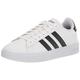 adidas Men's Grand Court 2.0 Tennis Shoe, FTWR White/Core Black/FTWR White, 11