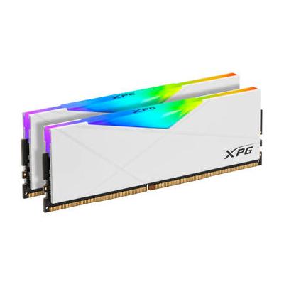 XPG 32GB SPECTRIX D50 RGB DDR4 3600 MHz UDIMM Memory Kit (White, 2 x 16) AX4U360016G18I-DW50