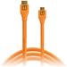 Tether Tools TetherPro Mini-HDMI to HDMI Cable with Ethernet (Orange, 15') H2C15-ORG