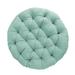 Lark Manor™ Red Barrel Studio® 1 - Piece Papasan Seat Outdoor Cushion Polyester in Green/Blue | 4 H x 44 W x 44 D in | Wayfair