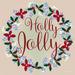 The Holiday Aisle® Holly Jolly Wreath 2884789 Canvas | 20 H x 20 W x 1.25 D in | Wayfair 173C6D9ADDD44434A86439A31698D52C