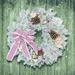 The Holiday Aisle® Blush Bow Wreath 2882928 Canvas | 20 H x 20 W x 1.25 D in | Wayfair 603C421C058346EBADF645049C048A44