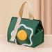 Latitude Run® Korean Lunch Box Bag, Cotton in Green/Yellow | 8.66 H x 9.84 W x 5.9 D in | Wayfair B1631B0C417847B881DE89DA537B58F4