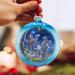 The Holiday Aisle® Holiday Splendor Ball Ornament Glass in Blue | 3.5 H x 3 W x 1 D in | Wayfair 4B548AB363174EEA855E1D47C126B3B2