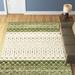 Green 96 x 63 x 0.5 in Area Rug - The Twillery Co.® Somerville Rug Polypropylene | 96 H x 63 W x 0.5 D in | Wayfair