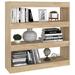 Latitude Run® Book Cabinet Room Divider Display Book Rack Bookshelf Engineered Wood in Brown | 41 H x 39 W x 12 D in | Wayfair
