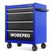 WORKPRO 4-Drawer Tool Chest, 26-Inch Rolling Metal Tool Storage Cabinet w/ Casters,450 lbs Load Capacity Steel in Black/Blue/Gray | Wayfair