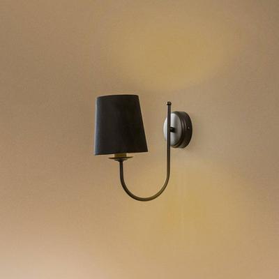 Wandlampe Bona Euluna, dimmbar, schwarz, für Wohn- / Esszimmer, Metall, Modern, Wandleuchte, Wandlampe Innen Image