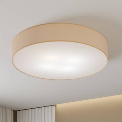 Deckenlampe Rondo TK Lighting, dimmbar, creme / amber, für Schlafzimmer, Textil / Stoff / Seide, Modern, Deckenlampe Image