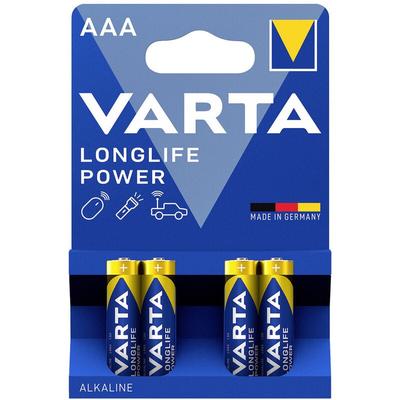 Varta - longlife Power aaa Bli 4 Micro (AAA)-Batterie Alkali-Mangan 1.5 v 4 St. Image