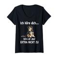 Damen Australian Shepherd Hund - Australian Shepherd T-Shirt mit V-Ausschnitt