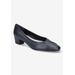 Wide Width Women's Myrtle Pump by Easy Street in Navy (Size 10 W)