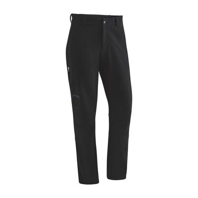 Funktionshose MAIER SPORTS "Herrmann", Herren, Gr. 58, Normalgrößen, schwarz, 91% Polyamid, 9% Elasthan, Hosen, warme Herren Outdoorhose, robuste Wanderhose, Regular Fit Image
