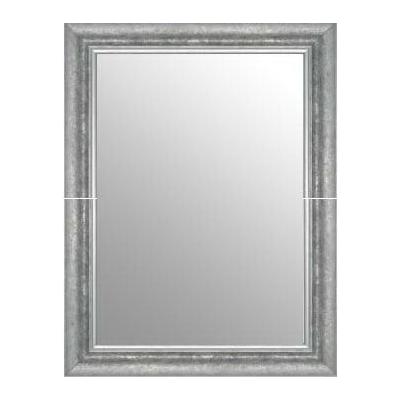 Dekospiegel LENFRA "Freya", silber (silberfarben), B:53cm H:73cm T:3cm, Holzwerkstoff, Spiegel, Wandspiegel