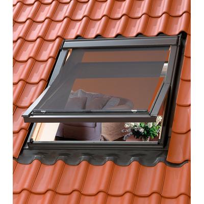 VELUX Hitzeschutz-Markise "mit Haltekrallen MHL PK00 5060" Markisen Tageslicht & Hitzeschutz schwarz (94 cm x 240 cm)