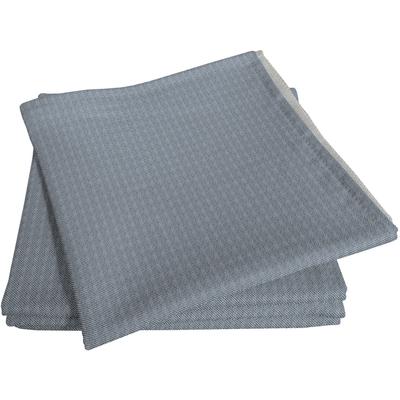 Stoffserviette ADAM "Uni Light Collection" Gr. 1, blau (rauchblau), B:30cm L:30cm, Obermaterial: 73% Leinen, 27% Baumwolle, Servietten Image