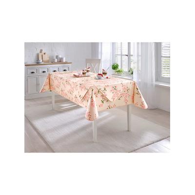 Tischdecke Gr. 2, rosa (rosé), B:110cm L:140cm, Tischdecken, Gartentischdecke
