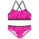 Bustier-Bikini BENCH. Gr. 170/176, N-Gr, pink (pink, bedruckt) Kinder Bikini-Sets Bikinis