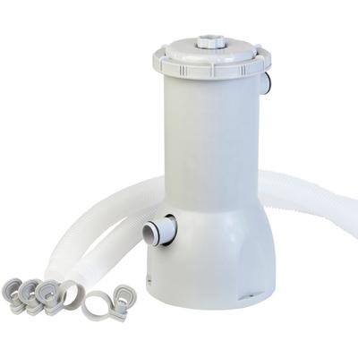 Kartuschen-Filterpumpe GRE "CFAQ35", weiß, H:35cm L:12,4cm, Kunststoff, Filteranlagen, mit Aqualoom