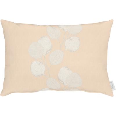 Dekokissen APELT "2717" Gr. 1, weiß (weiß, apricot, gemustert), B:35cm H:5cm L:50cm, Polyester, Dekokissen_Sitzkissen_Kissenhüllen, Kissenhülle mit Füllung, 1 Stück Image