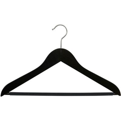 Kleiderbügel MAWA "Business 45/RFS" silberfarben (schwarz, silberfarben) Kleiderbügel