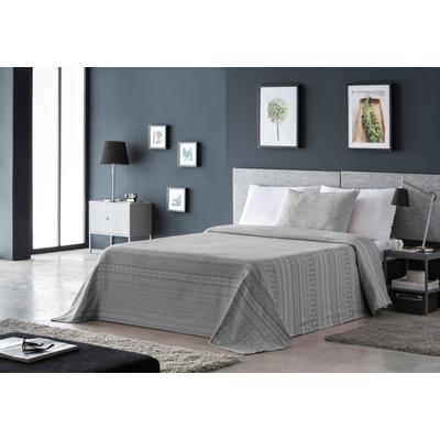 Tagesdecke HOME AFFAIRE "Toscana", grau, B:240cm L:250cm, Mischgewebe, Tagesdecken, Tagesdecke in verschiedenen Größen, für Kinder und Erwachsene Image