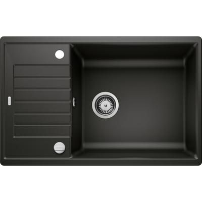 BLANCO Granitspüle "ZIA XL 6 S Compact" Küchenspülen Gr. beidseitig, schwarz Küchenspülen