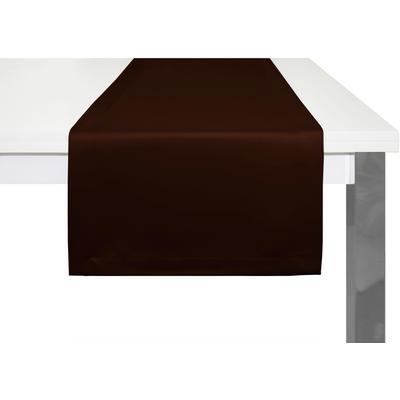 Tischläufer WIRTH "NEWBURY" Gr. 1, braun, B:50cm L:150cm, Polyester, Baumwolle, Tischdecken Image