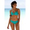 Bikini-Hose S.OLIVER "Spain", Damen, Gr. 34, N-Gr, blau (türkis), Microfaser, Microfaser, unifarben, Badehosen, in modischen Unifarben