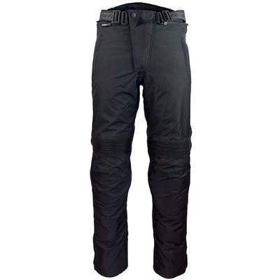 Motorradhose ROLEFF "RO 456" Gr. XXXL, schwarz (schwarz, ro 456l), Hosen, XXXL, N-Gr, Obermaterial: 100% Polyester. Innenfutter: 100% Polyester, Herausnehmbares Thermofutter