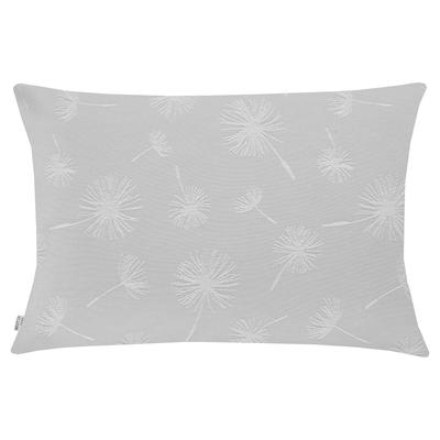 Dekokissen NEUTEX FOR YOU "Fresh" Gr. 2, silber (silberfarben, geblümt), B:40cm L:60cm, Baumwolle, Polyester, Dekokissen_Sitzkissen_Kissenhüllen, Kissenhülle ohne Füllung, 1 Stück Image