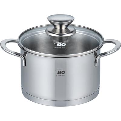 Fleischtopf ELO "Galant", silber (silberfarben), Ø:16cm, Töpfe, integriertes Öl- Dosier-System, Induktion Image