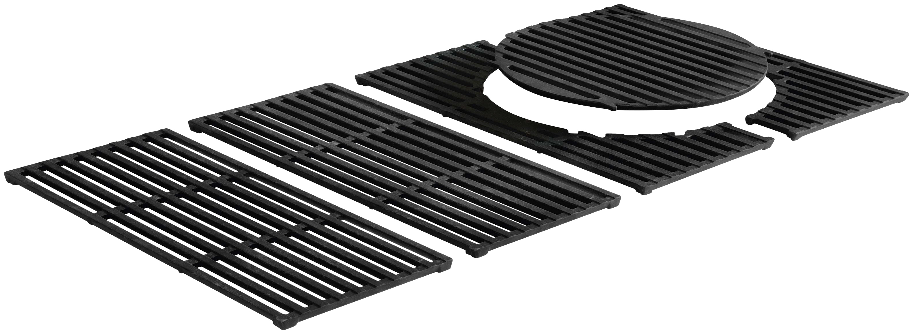Grillrost ENDERS "SWITCH GRID", schwarz, B:43cm H:2cm L:74cm, Gusseisen, Grillroste, für Gasgrill Boston 4 Turbo Image