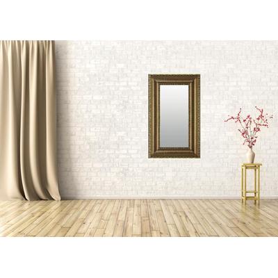 Dekospiegel LENFRA "Smilla", gold (goldfarben), B:57cm H:77cm T:4,9cm, EPS-Kunststoff, Spiegel, Wandspiegel Image