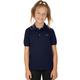 Poloshirt TRIGEMA "TRIGEMA in Piqué-Qualität" Gr. 128, blau (navy) Kinder Shirts Polo