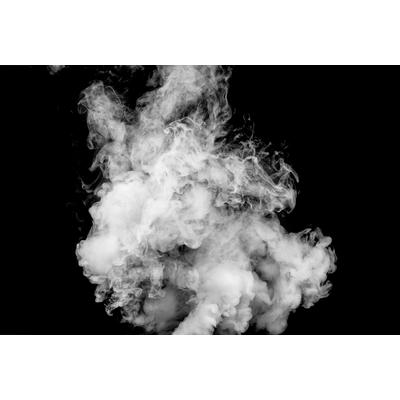 Fototapete ARCHITECTS PAPER "Steam", schwarz-weiß (grau, schwarz, weiß), B:4m L:2,7m, Vlies, Tapeten, Vlies, Wand, Schräge