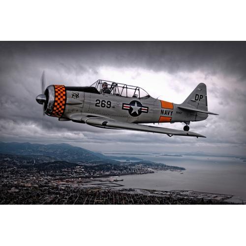 „PAPERMOON Fototapete „“Photo-Art THOMAS T, Flieger Vintage““ Tapeten Gr. B/L: 2,00 m x 1,49 m, Bahnen: 4 St., bunt Fototapeten“