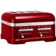 KITCHENAID Toaster "Artisan 5KMT4205ECA LIEBESAPFEL-ROT" rot (liebesapfel, rot) 4-Scheiben-Toaster