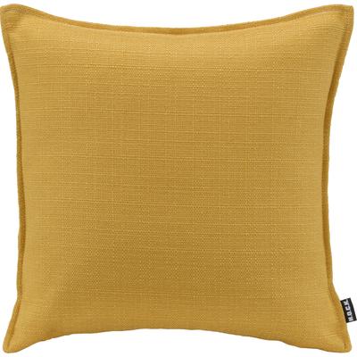 Dekokissen H.O.C.K. "Mali", gelb (gelb, mais, unifarben), B:45cm H:10cm L:45cm, Polyester, Dekokissen_Sitzkissen_Kissenhüllen, einfarbig, Kissenhülle mit Füllung, 1 Stück Image