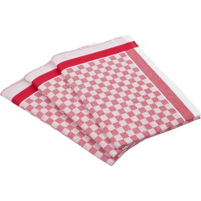 Geschirrtuch ROSS "Exclusiv", rot, B:50cm L:70cm, 50% Baumwolle, 50% Leinen, Geschirrtücher, Karofond, 50x70 cm Image