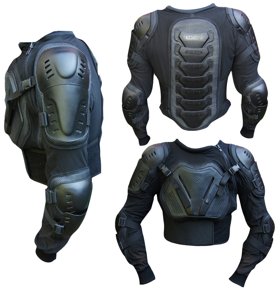 Protektorenjacke PROANTI Gr. XXS, schwarz, Protektoren, XXS, Kunststoff, Materialmix, für Kinder und Erwachsene Image