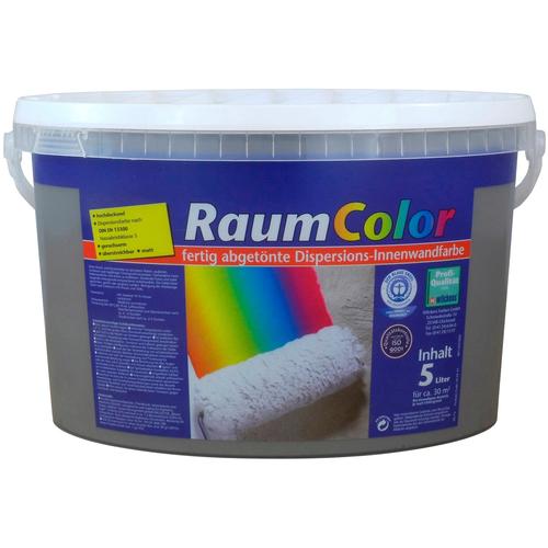 „WILCKENS FARBEN Wand- und Deckenfarbe „“Raumcolor““ Farben Spritzarm Gr. 5 l 5000 ml, grau Wandfarbe bunt“