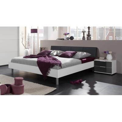 Kopfteil WIMEX "Easy", grau (beton lichtgrau kunstleder), Für Bettbreite 140cm, Polsterauflagen, gepolstert, mit Kunstleder bezogen