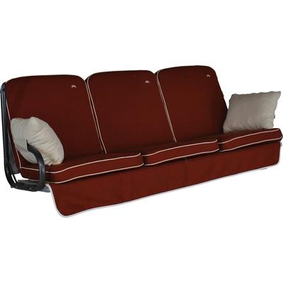 Bankauflage "Comfort Style", orange (terracotta), B:177cm H:9cm T:180cm, Obermaterial: 100% Polyacryl. Füllung: 100% Polyurethan, ANGERER FREIZEITMÖBEL, Polsterauflagen, beige
