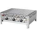 Gasgrill TEPRO "Wurstbräter Lexington Typ 1" Grills Gr. B/H/T: 64 cm x 27 cm x 56 cm, silberfarben (edelstahlfarben) Gasgrills