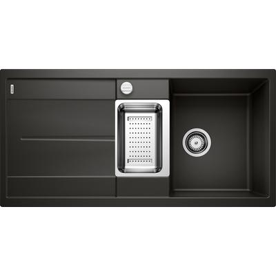 BLANCO Granitspüle "METRA 6 S" Küchenspülen Gr. beidseitig, schwarz Küchenspülen